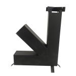 Loaded With Split Wood 7.35kg Stainless Steel Power Coated Rocket Stove