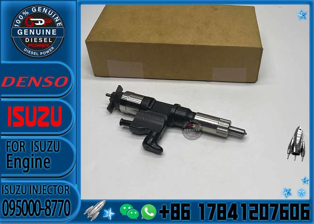 Genuine Diesel Common rail fuel injector 095000-8770, 095000-8771, 095000-8100, VG1038080007, VG1096080010