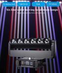 250W ATG Unique Effect 6 x 40W Beam Night Bar KTV Lighting Equipment for Theme