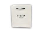 Luxury Recycled Kraft Jewelry Shopping Bags Customized Logo Printing