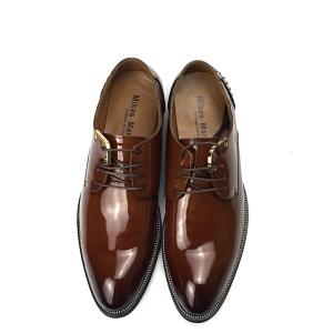 Quality Calf Skin Men Leather Classic Shoes Lace up Durable Dress Shoes with rivet wholesale