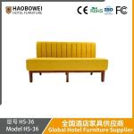 Foshan Furniture. Modern Restaurant Furniture. Piano Key Fabric Sofa. Simple and