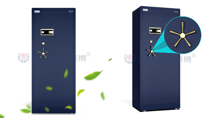 H1800mm Dual Alarm Intelligent Jewelry Watch Winder Safe Box Solid Steel