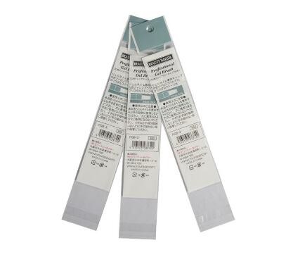 manufacturer resealable header opp self-adhesive clear plastic bag