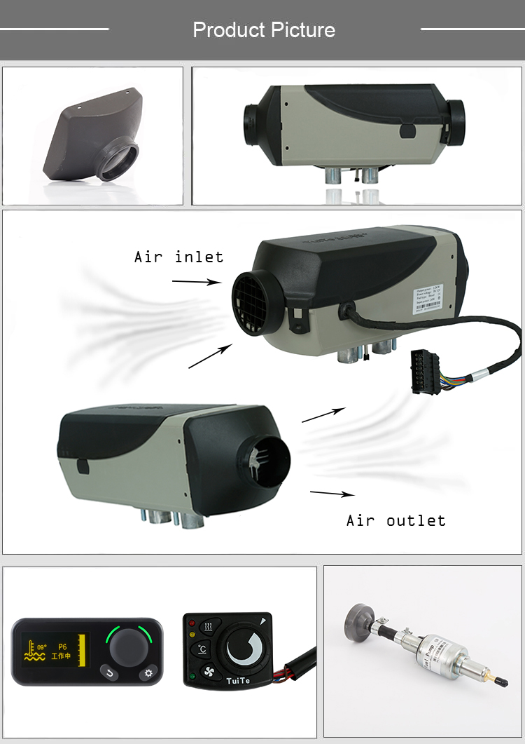 JP CE certification china webasto 4kw 24v diesel air parking heater for truck