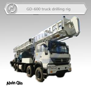 Quality 600 Meters Deep Rotary Table Type Truck Mounted Water Well Drilling Rig 2017 Hot Sale wholesale