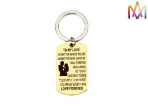 Quality Multicolor Hypoallergenic SUS304 Custom Shaped Keychains wholesale