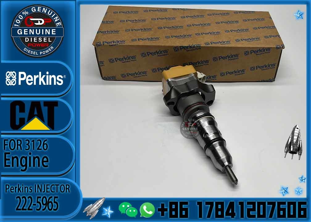 Common Rail Fuel Injector 222-5965 10R-9348 For Caterpillar 3126B/3126E Excavator Engine
