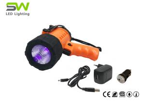 China Waterproof Floatable 395NM 3W UV LED Rechargeable Spotlight on sale