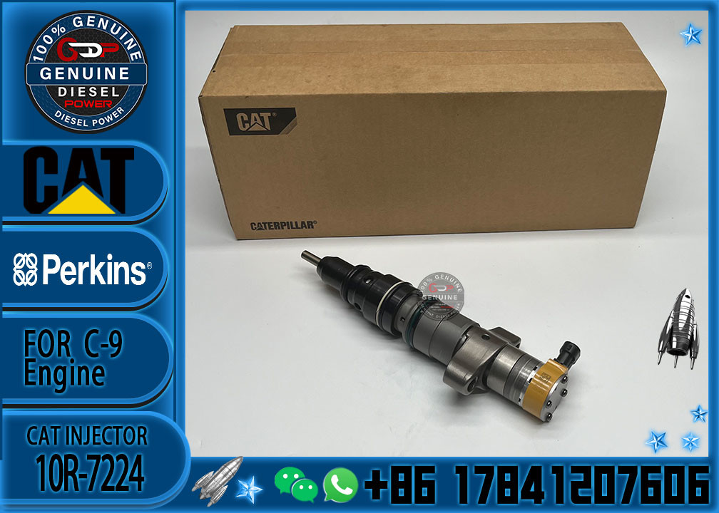 Fuel Injector 10R-7224 236-0962 2360962 for D6R 330C E330C Diesel Injector Assy C9 C-9 Engine Common Rail Injector