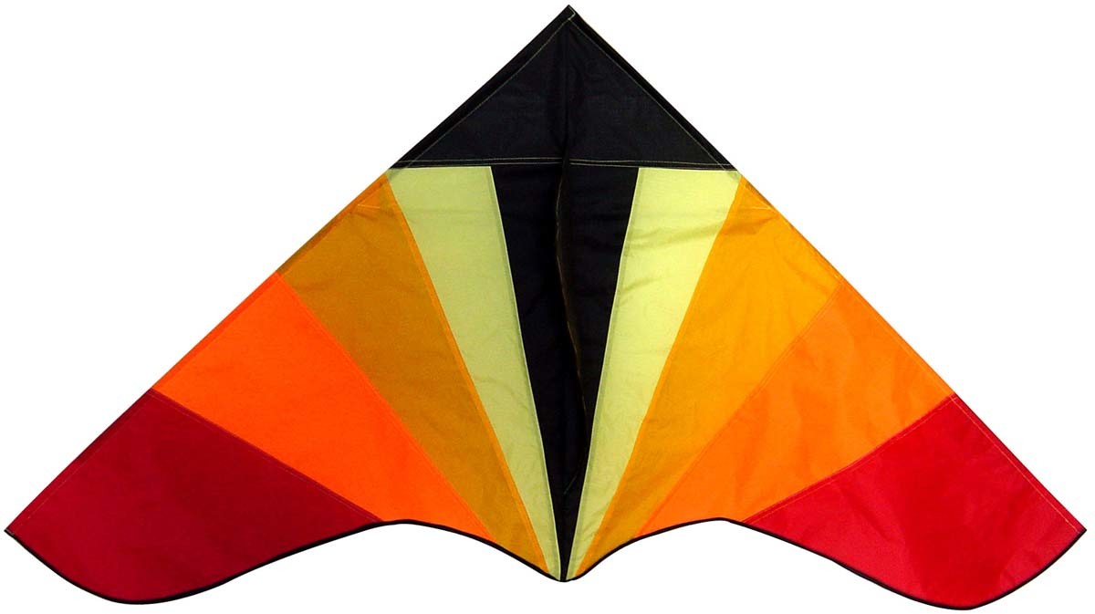 Nylon Material Diamond Kite , Single Line Type Triangle Kite 133*74cm