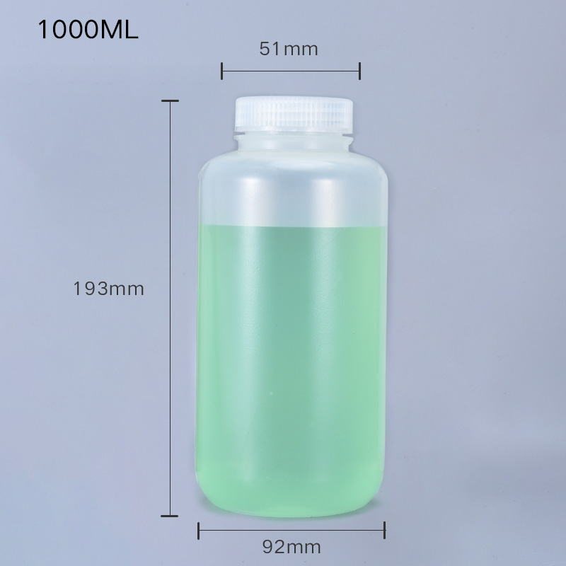 Plastic Screw Cap 100ml PP Brown Amber Reagent Bottle for Chemical Industry