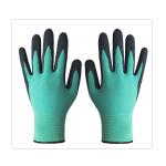 Turquoise Green Nylon Spandex Knit Industrial Use Mechanics Safety Protective