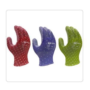 Quality Gardening Gloves Flower Pattern Smooth Nitrile 28cm EN388 4121X Hand Safety Gloves wholesale