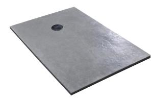 Quality Professional Free Standing Grey Polymarble Shower Base , Rectangular Shower Tray wholesale