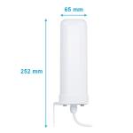 Waterproof 4g 5g outdoor antenna 698-3800Mhz wide band frequency High Gain High