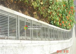 Quality Rust Proof Industrial Drain Grates , Airports Stainless Steel Trench Drain Covers wholesale