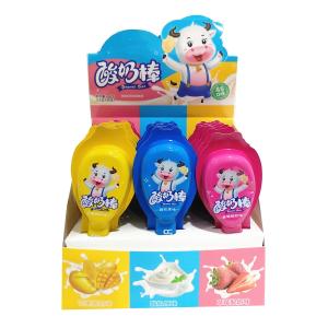 Quality OEM Yogurt Stick Gummy Soft Milk Candy Mixed Fruit wholesale