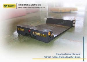 Quality Ultra Low Table Die Transfer Cart Railway Electric Flat Trailer For Foundry Plant wholesale