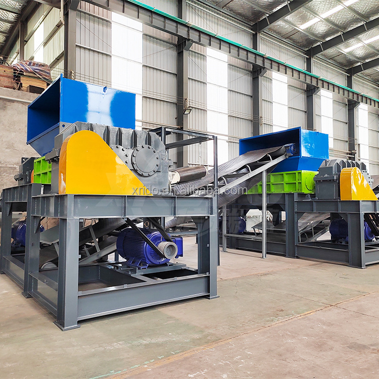 Shredding Recycling Metal Shredder 300Kg/H-22000Kg/H Industrial Steel Shredder