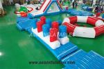 Mobile 20 X15M Inflatable Aquatic Sport Park Logo Printed