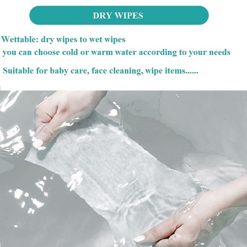 80 Pieces Per Bag Disposable Dry Wipes Freely Samples Offered