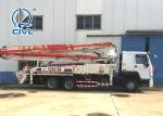 Building Construction Concrete Boom Pump Truck , Concrete Pump Truck 37m