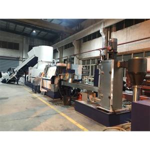 Quality Single Stage Customized Plastic Pelletizing Recycling Machine 110kW wholesale