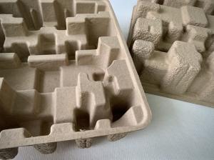 Quality Traditional Dry Press Molded Pulp Egg Carton Cushioning Industrial wholesale
