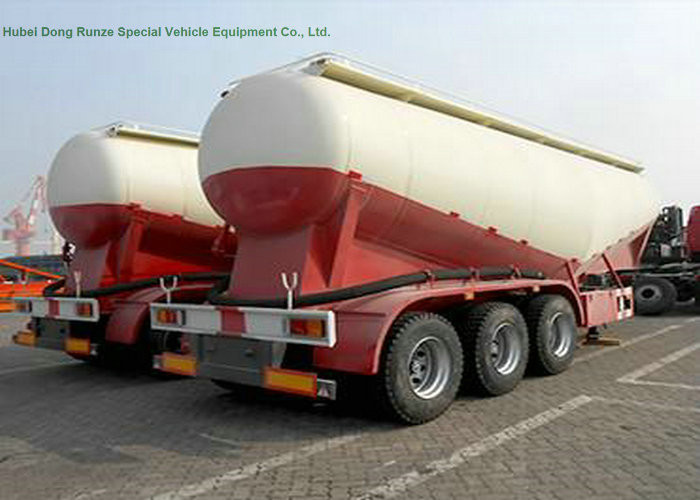 56-60cbm Tri Axle Bulker Cement Tank Trailer High Loading Capacity Customized