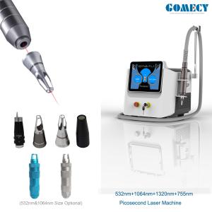 Quality 1000W Picosecond Laser Machine 110V / 220V Adjustable Spot Size 2-10mm For Tattoo Removal wholesale