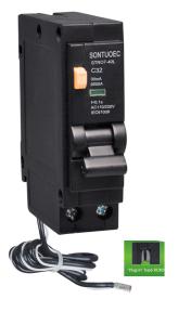 China Plug In Overload Protection 40A RCBO Circuit Breaker on sale