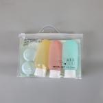 Travel Toilet Printed PVC Cosmetic Organizer Bags Waterproof Transparent
