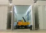 Heavy Machine Painting Booth Line For SUMITOMO Project Indstrial Spray Coating