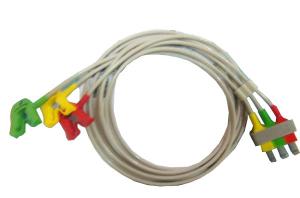 Quality Professional Philips ECG Lead Cable Ecg Electrode Cable Long Service Life wholesale