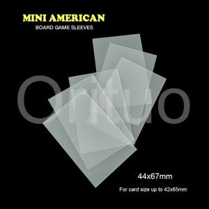 Quality 44x67mm Clear Card Sleeves Polypropylene Mini American Sleeves wholesale