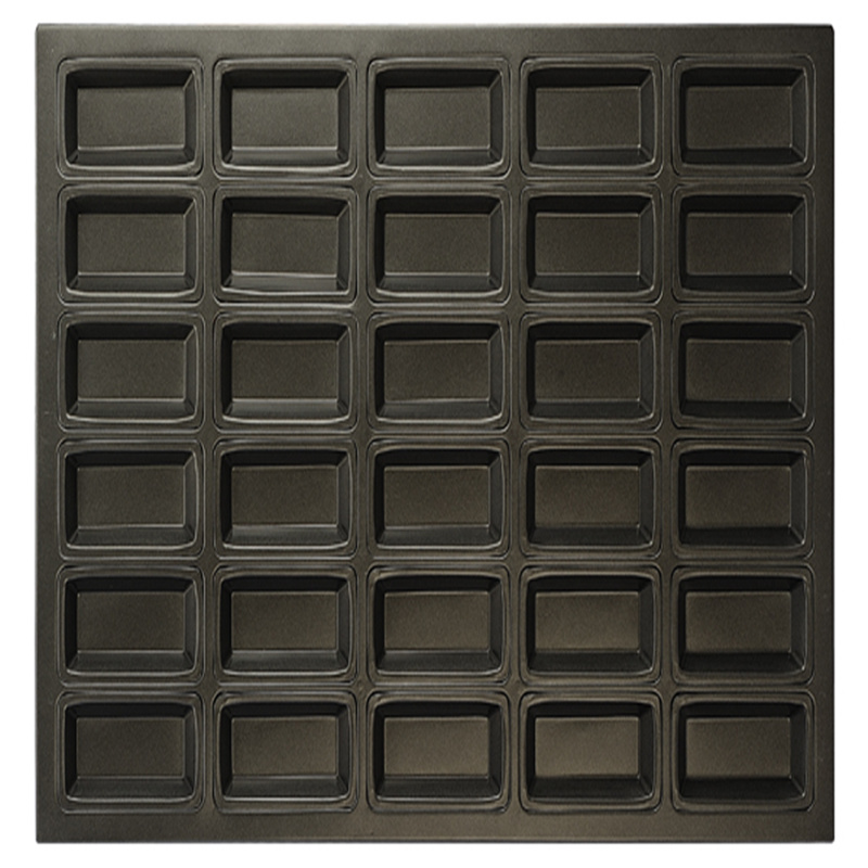 Rk Bakeware China-Commercial Nonstick Muffin Cake Baking Tray Square Cake Tray Cupcake Baking Tray
