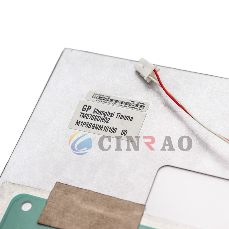 7" TFT LCD Display / Tianma TFT GPS LCD Screen TM070SDH02 ISO9001 Approved