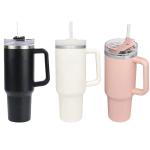 30oz Powder Coated Travel Mug 18/8 Stainless Steel