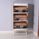 Hallway Space Saving 25 Pairs 137cm Wood Shoe Organizers