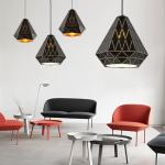 Antique Industrial Iron Hanging Pendant Lamp for Restaurant