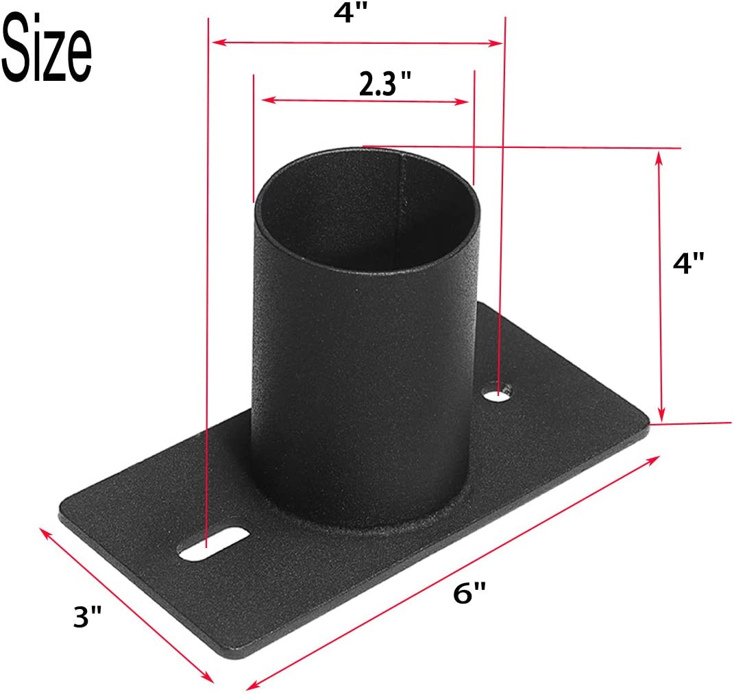 Outdoor Flood Light Arm Mounting Bracket with Single-side Structure and 2mm Thickness