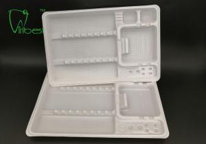 Quality White Electronics Packaging Disposable Plastic Tray wholesale