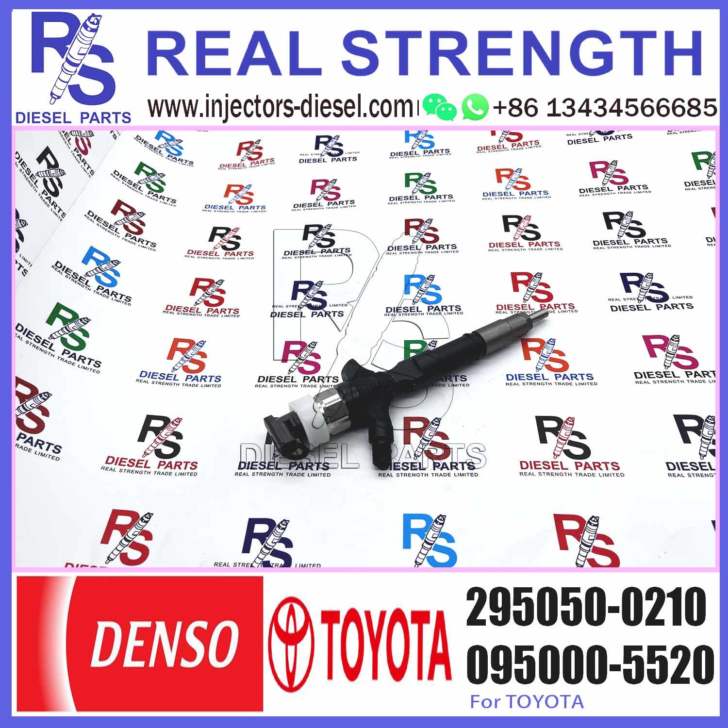 Diesel Fuel Injector 295050-0210 Common Rail Injector 23670-30410 095000-5921 23670-09070