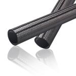 Aviation Field 100% Carbon Fiber Solid Tube 3K Twill Round Tube for Drone