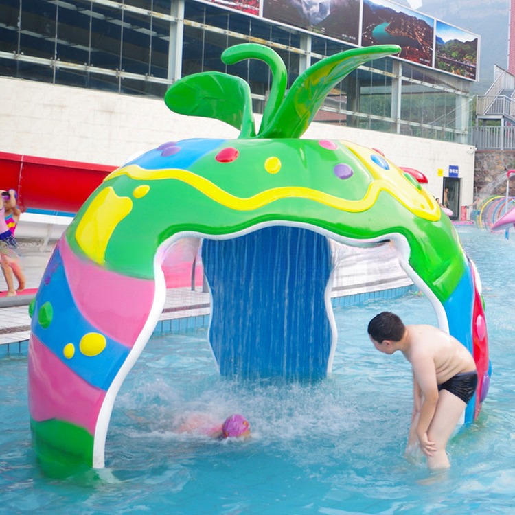 Fiberglass Play Equipment Water Spray Park
