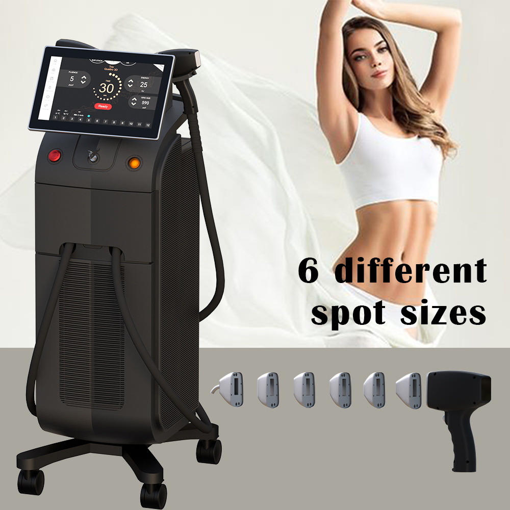 Powerful 810NM Diode Laser Hair Removal Machine with Advanced IPL and ND YAG Features