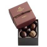 9 pieces truffle muffin rigid lid ban base box luxury chocolate paper box