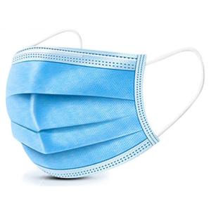 Quality Adult Disposable Medical Mask Blue Color 17 X 9.5cm Size Non Poisonous wholesale