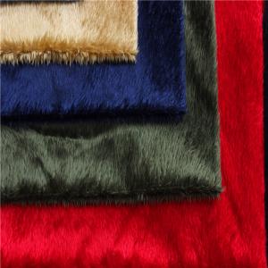 Quality 100% polyester warp knitting pearl velour/textile fabric wholesale